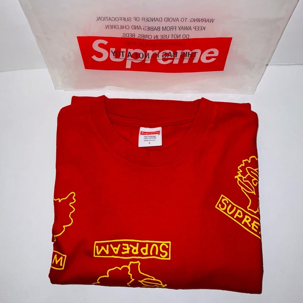 Supreme Gonz Heads Tee Red
